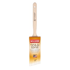 Wooster Brush 5231 2 Inch Gold Edge Angle Sash Paintbrush, Pack of 6