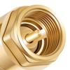 One Way Brass In-Line Check Valve, 3/4-Inch IPS, 3/4-Inch Female