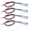 4 Sets PreWired Round LEDs Waterproof 2Color Signal Light Common