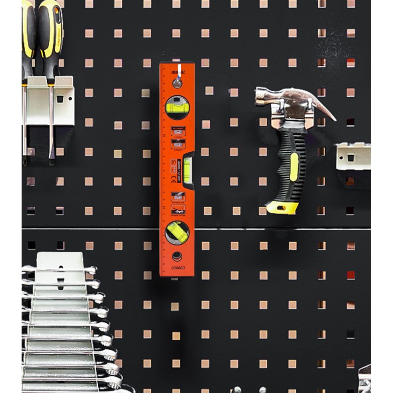DOWELL 12 Inch Magnetic Spirit Level with Metric Scale, 3