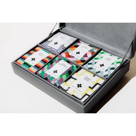 Art Of Tea | 6 Section Leatherette with Assorted Tea bags | Tea Assortment Gift Box
