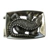 Brazil Lederwaren Belt Buckle Crocodile Framed 2.5 cm | Buckle
