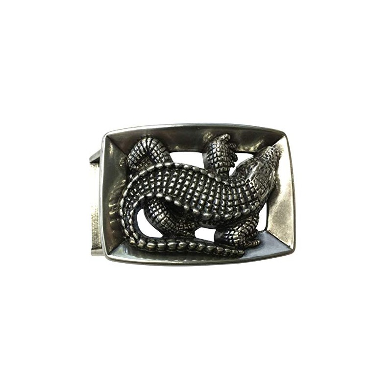 Brazil Lederwaren Belt Buckle Crocodile Framed 2.5 cm | Buckle