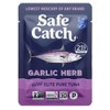 Safe Catch Elite Lowest Mercury Wild-Caught Tuna Fish Pouch, Garlic