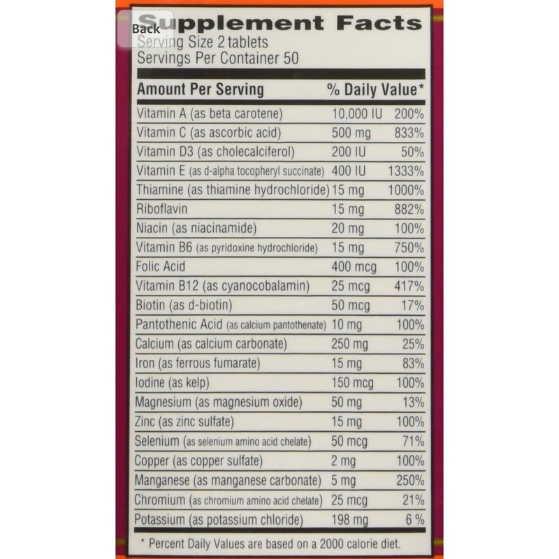 Trader Joe's 1 Trader Joe's Multi Vitamin & Mineral Antioxidant