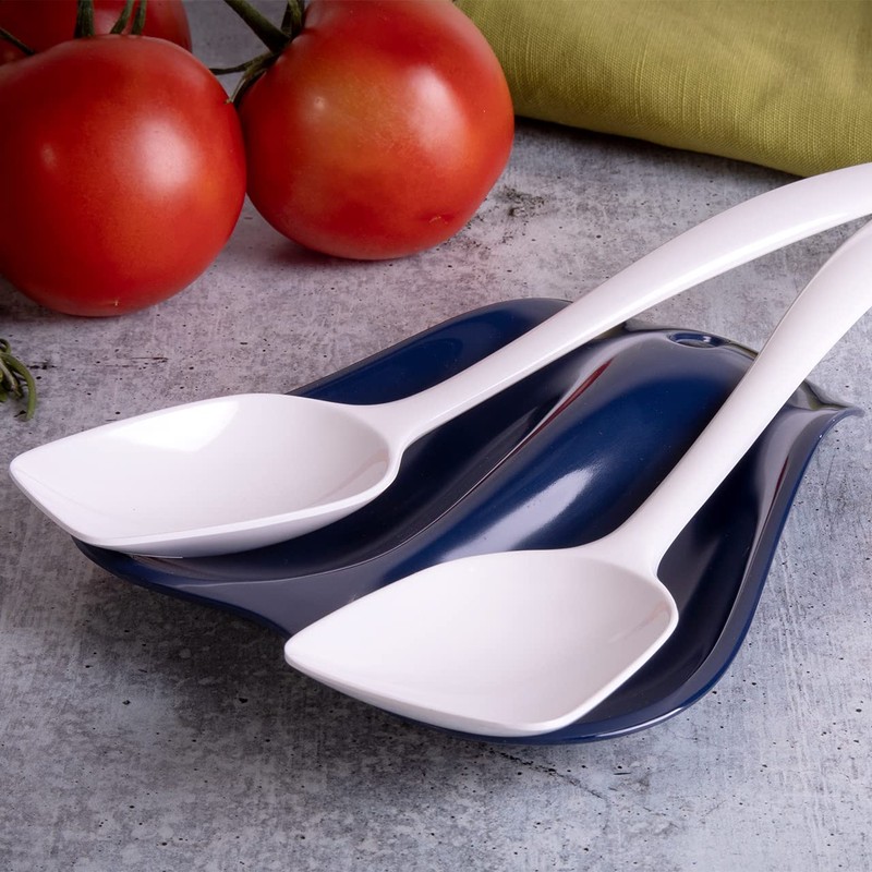 Hutzler Twin Double Spoon Rest, one size, Cobalt Blue, (3507)