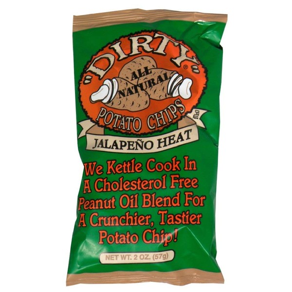 Dirty Chips Jalapeno Heat, 2-Ounce (Pack of 25)