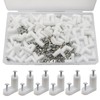 Dijedev 120 Pcs PCB Board Mounting Feet with Screws