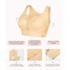 FeelinGirl Womens' Front Closure Post Surgical Compression Bra for Women
