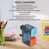 Pencil Sharpener Manual Double Color Incisive Alloy Hob Automatic Writing