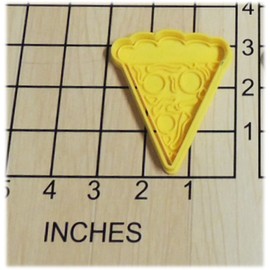 Crust Pizza Slice Shaped Cookie Cutter and Stamp #1200