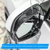 2pcs Carbon Fiber Style Car Rear View Side Mirror Rain