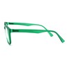 SA106 Unisex Round Keyhole Plastic Rim Bi-focal Reading Glasses +4.0