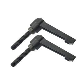 Anawakia Pack of 2 Clamping Lever Handles, M10 Stainless Steel Male Thread, Adjustable Handle, Machine Handles, Clamping Lever External Thread (25 mm)