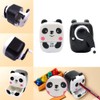 Pencil Sharpener Cute Metal Desk Sharpener with Handle Cartoon Animal