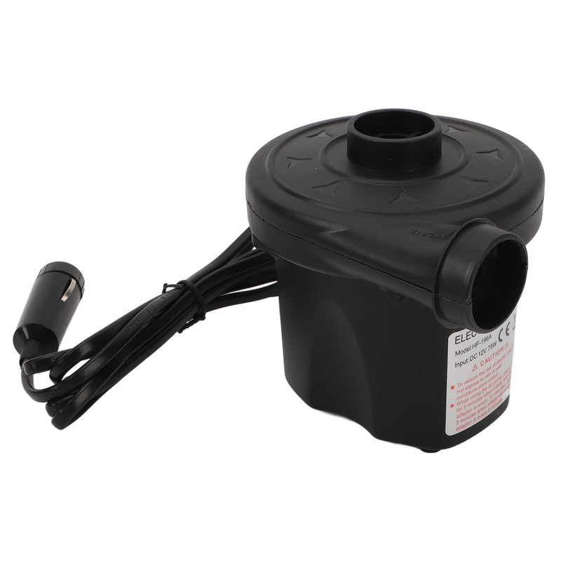 Electric Air Pump Multifunctional Compact Plastic Tire Inflator Portable Air