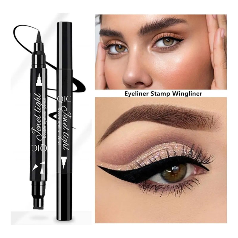 2pcs Dual Tattoo Liquid Delineador De Ojos De Larga Duración