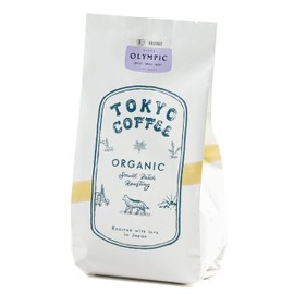 TOKYO COFFEE Medium Roasted Organic Coffee Beans, Olympic Blend, City Roast Tokyo Blend Olympic Coffee (Beans Remains 14.1 oz (400 g)