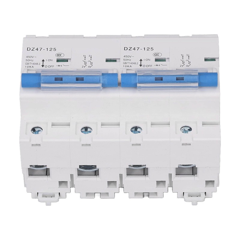 Interlock Circuit Breaker 10KA Breaking Capacity Rail Installation Mini Dual