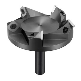 SpeTool Spoilboard Surfacing Router Bit 1/2" Shank 3-1/4" Cutting Dia 5 Wings Carbide Insert Planing Rourter Bit for CNC Planer Woodworking