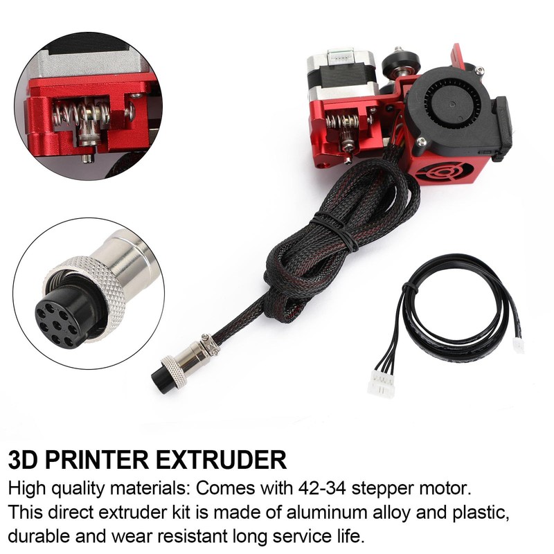 Topteng 3D Printer MK8 Direct Drive Hotend Kit 12V Upgrade
