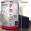 Satco S9594 9.5W A19 LED Bulb, 3000K Soft White, E26