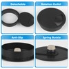 GHVACZS Pack of 12 Cable Grommet Desk, Round 60 mm