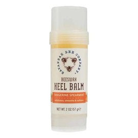 Savannah Bee Company Bálsamo de talón de cera de abejas - Bálsamo para pies para talones agrietados con fragancia de mandarina