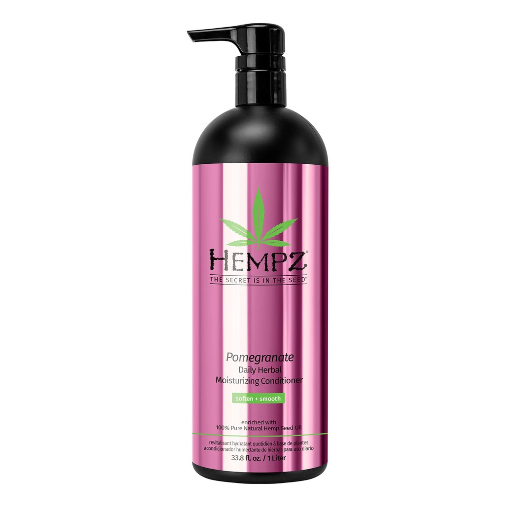 Hempz Pomegranate Daily Herbal Moisturizing Shampoo,pearl pink, 33.8 Fluid Ounce