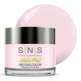 SNS Healthy Natural Nails SNS Nail Dip Powder, Gelous Color Dipping Powder - Lavender Lace (Natural, Nudes, Pink/Violet, Pastel, Shimmer) - Long-Lasting Dip Nail Color Lasts 14 Days - Low- Odor & No UV Lamp Required - 1oz