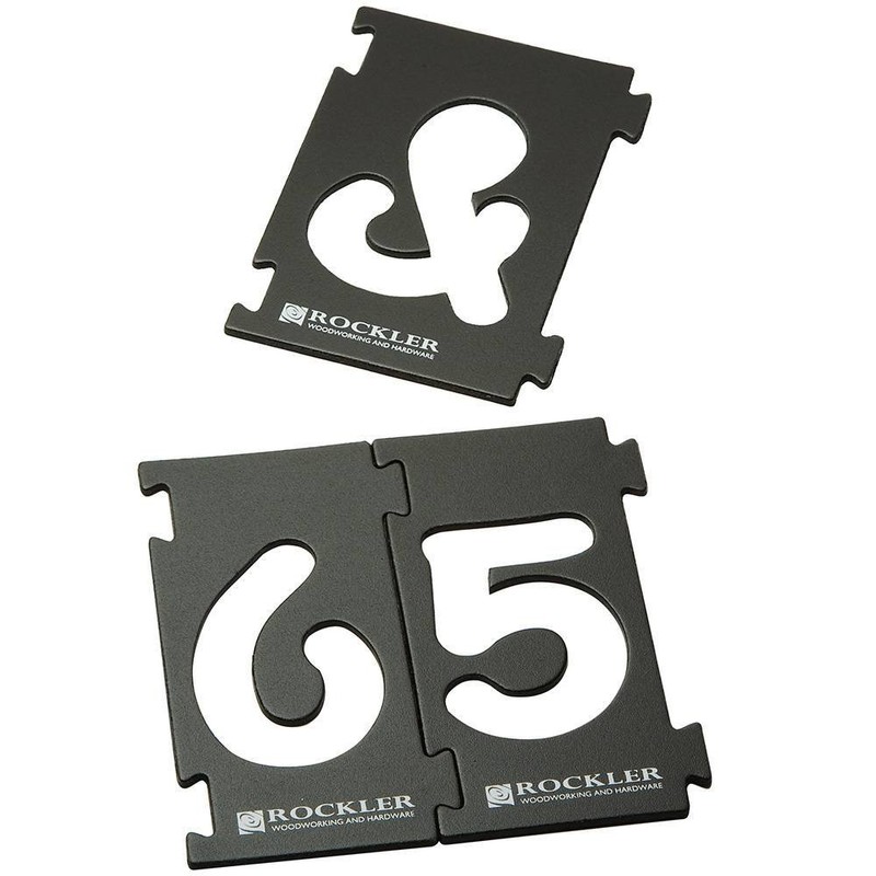 Rockler Router Letter Template Set (4” H) – Comic Sans