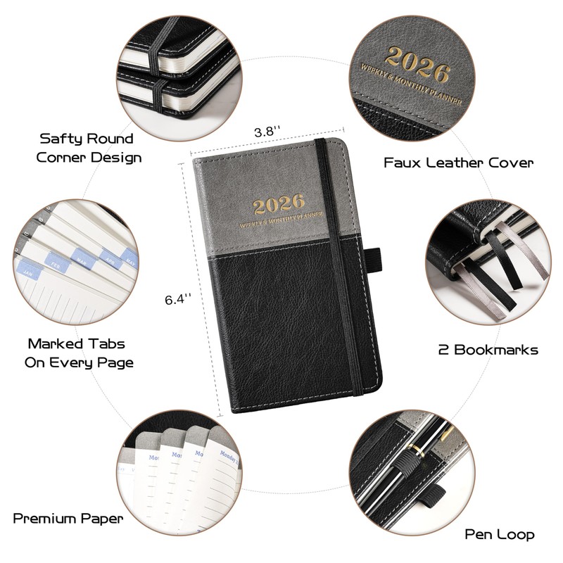 2026 Pocket Calendar - 2026 Pocket Planner from January 2026