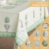 Maison d' Hermine 100% Cotton Easter Tablecloth 54"x54" Washable Square