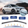 3 Wiper 26"+22"+11" Windshield Wiper Blades Replacement for Ford Explorer