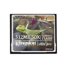 Kingston 512 MB CompactFlash Card (CF/512-S) (Retail Package)