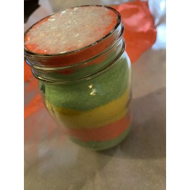 MNFarmgirlShop Citrus Scented Bubble Bath Powder, 16 Oz (1 Lb) Glass Mason Jar