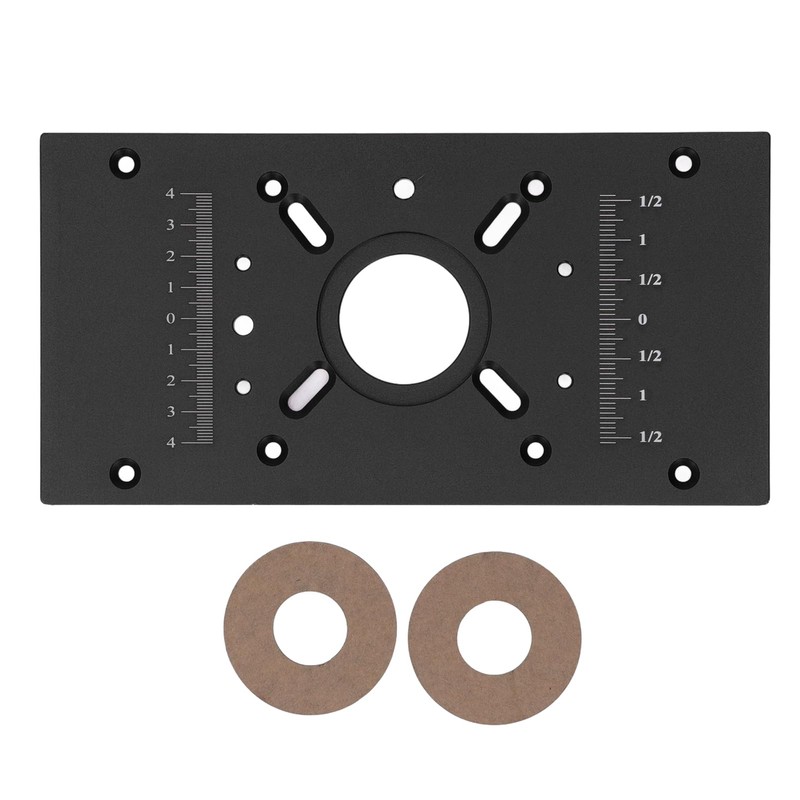 Woodworking Benches Router Plate, Aluminium Router Table Insert Plate Fine