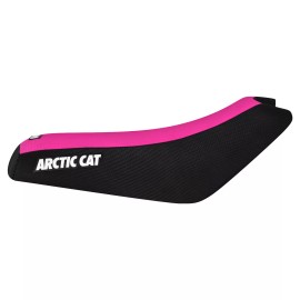 Enjoy Mfg Arctic Cat 250 300 400 454 500 4x4 2x4 Seat Cover BLACK side - PINK top #277