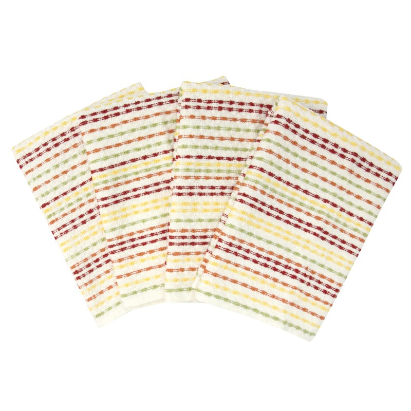 Ritz Pebble Bar Mop, Fall Color, 4 Towel Set