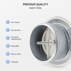 calimaero® TVSA Round Ceiling Vent Cover 100mm, Adjustable Air Valve