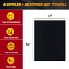 BBQ Grill Mat Set of 6+1, Reusable Non-Stick BBQ Mat,