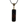 Hand Crafted Black Tourmaline Gemstone ORGONE Pendant Powerful Reiki Protective