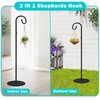 76" Shepherds Hooks for Outdoor- 3/4 Inches Thicken Wind Chimes