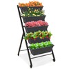 Giantex Vertical Raised Garden Bed on Wheels, Elevated Planter Raised