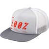 100% Men's Transfer Trucker Adjustable Hats,One Size,Grey
