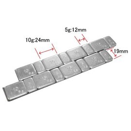 ASTRO PRODUCTS 07-11676 Paste Balance Weight 2.1 oz (60 g) / 0.2 oz (5 g/10 g) increments 07-11676