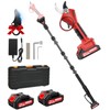 Electric Pruning Shears with Pole, 2-in-1 Cordless Pruning Shears 1.6"