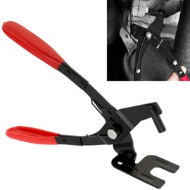 Muffler Hanger Pliers, 11.2 inches (285 mm), Exhaust Hanger Pliers, Exhaust Hanger Removal Pliers, Replacement, Hanging Rubber Removal Pliers, Practical, Anti-Slip, Exhaust Bush Removal, Dedicated
