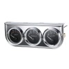 Domary 52MM Oil Pressure Celsius Water Temperature Gauge Voltmeter Chrome