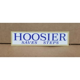 Hoosier Kitchen Cabinet name tag label plate